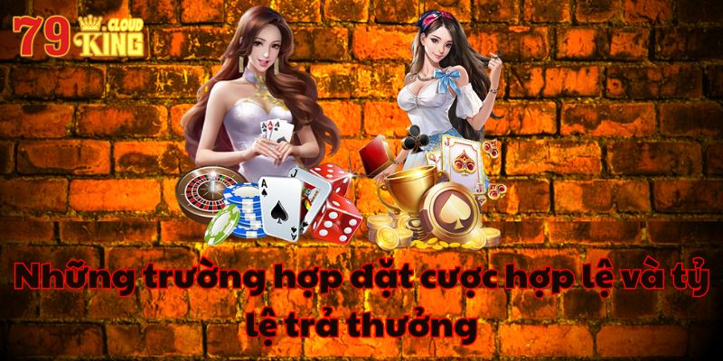 Các cửa đặt và tỷ lệ trả thưởng cho trò chơi Sicbo Các cửa đặt và tỷ lệ trả thưởng cho trò chơi Sicbo